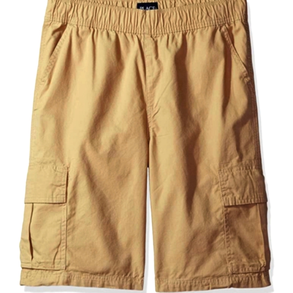 Boys' Husky Uniform Pull on Cargo Shorts (Size 12)
